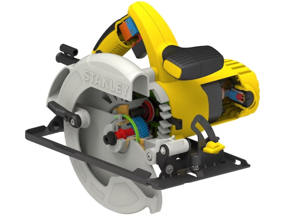 Sierra circular eléctrica stanley 7 1/4" 1600W 2 discos 1 disco espeacial para nicol y wachon