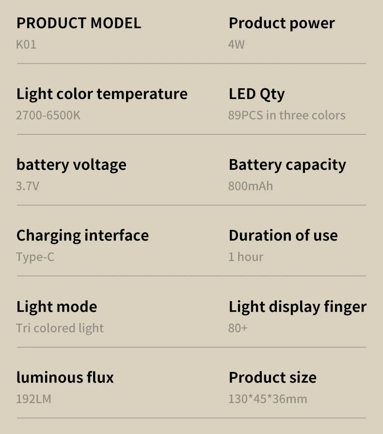 Luz para Selfie de teléfono